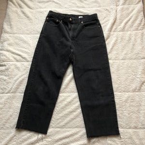 Vintage Levi’s 550 black faded jeans
